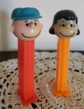 Two (2) Peanuts Collectible Pez Dispensers ~ Charlie Brown ~ Lucy ~ 18 - £11.76 GBP
