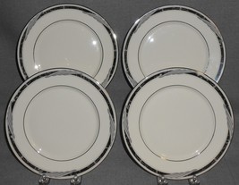 1990s Set (4) Lenox City Chic Pattern Salad Plates Made In Usa - £23.73 GBP