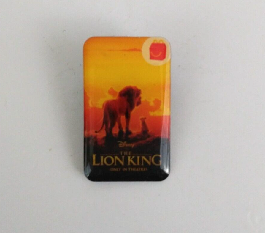 Disney The Lion King Movie Promo McDonald's Employee Lapel Hat Pin - $8.25