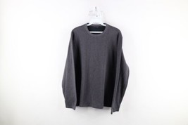 Vtg Banana Republic Mens Large Faded Heavyweight Ribbed Knit Long Sleeve T-Shirt - £35.29 GBP