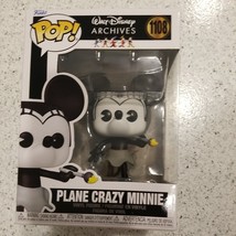 Funko Pop! Walt Disney Archives Plane Crazy Minnie #1108 - £12.99 GBP