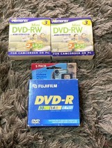 Lot of 11 Blank Mini DVD-R DVD-RW Disc Memories And Fuji film All Sealed - £21.79 GBP