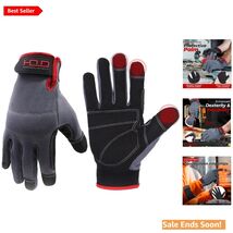 Breathable Gardening &amp; Mechanic Gloves - Foam-Padded Protection for Ever... - $21.73