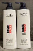 (2) Pack! Kms Tame Frizz Conditioner Smoothes Reduces Frizz - 25.3 Oz Original - £97.62 GBP
