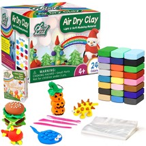 Clay Kit - 24 Colors Air Dry Clay, Gift For Boys &amp; Girls Age 4+ Year Old, Diy Mo - £31.96 GBP