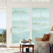 Privacy Window Film ~ Frosted Window Sticker ~ 17.7" x 78.7" ~ MARBLE LA... - $25.00