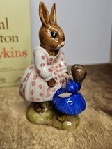 Royal Doulton Dollie Bunnykins Playtime Figurine DB008 Vintage 1972 with... - £47.36 GBP