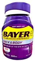 Bayer Back and Body Pain Reliever Aspirin 500 mg Caplets 250 Ct EXP 10/2026 - $23.89