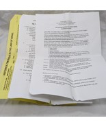 (3) Vintage Israeli Jerusalem Archaeological Seminars Class Sheets - $44.54