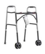 Dynarex Bariatric Folding Walker 5” Wheels Adjustable Height up to 39” 5... - €61,71 EUR