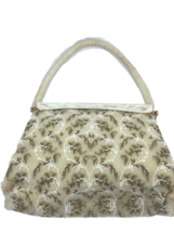 Vintage Beaded Freddy Paris Evening Bag Handbag Beige 26000 - $79.19