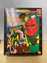 Marvel Famous Covers 8&quot; Avengers The Vision Poseable Figure w/Fabric Costume NIB - £15.76 GBP