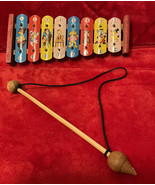 A Very Cool Vintage 1950’s Litho-tin Xylophone Japan Toy - $27.72