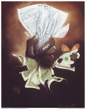 Pages or Wages (mini) Art Print by Edwin Lester - 10 x 8in - $6.92