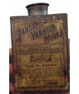 Antique Standard Varnish Works Tin Can FULL Panama-Pacific Exposition 1915 - $39.99