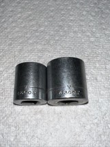 Vintage Lot of 2 Craftsman 3/4”, 5/8&quot;  6 Point Socket 3/8” Drive  43007,... - $9.90