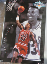 Vintage 1993 Scottie Pippen Chicago Bulls Poster NBA Jam Session NOS 23x35in - £19.42 GBP