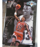 Vintage 1993 Scottie Pippen Chicago Bulls Poster NBA Jam Session NOS 23x... - £19.38 GBP