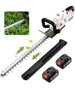 Cordless Hedge Trimmer, 24V Bush Trimmer, Handheld Hedge Grass, Light Wh... - $107.97