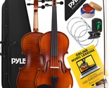 Full Size 4/4 Acoustic Fiddle Set Orchestral Stringed Musical, Online Le... - £143.11 GBP