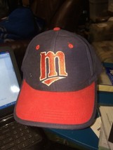 trucker hat baseball cap M logo Minnesota Twins cool lid old school retro vintag - £31.41 GBP