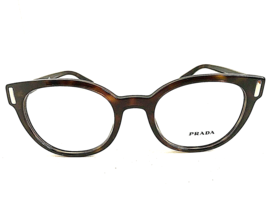 New PRADA VPR 0T6 50mm Round Tortoise Women&#39;s Eyeglasses Frame  #8 - £149.45 GBP