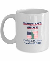 Custom Personalized Naturalized American US Citizen Gift Mug On Both Sides - £17.65 GBP