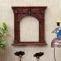 Vintage wooden Frame For Mirror / Hand carved - $72.60