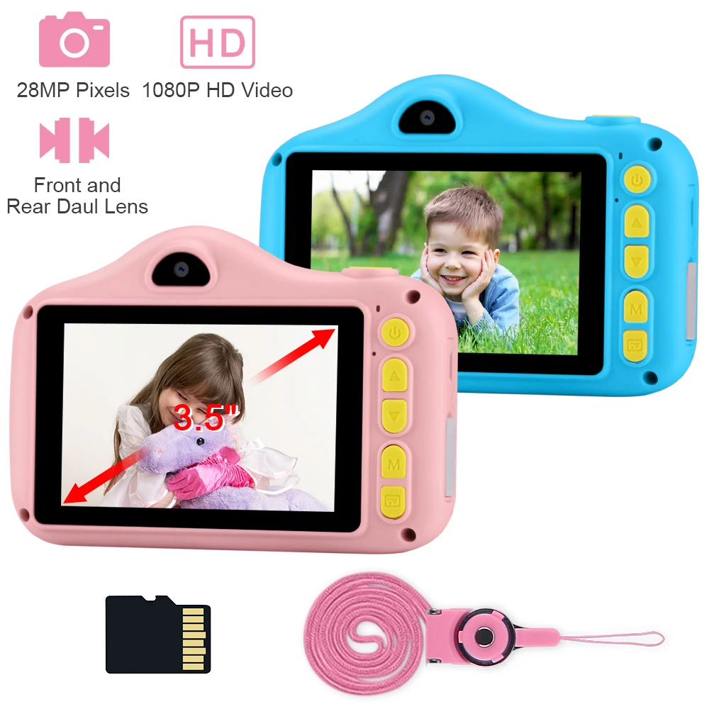 Child Camera Kids Digital Selfie Camera Photo Camera Children Camcorder Video - £62.75 GBP+