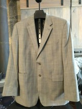 Lauren Ralph Lauren Sport Coat Mens 46L Wool Gray 2 Button Jacket - $34.65