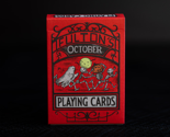 FULTON&#39;S October Red Edition Playing Cards - $18.80