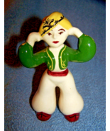 Vintage Turban-Wearing  Asian Male Figure-Unmarked - $14.50