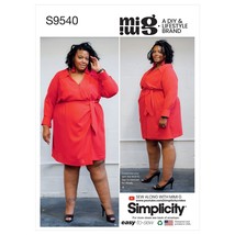 Simplicity Sewing Pattern S9540 R11372 MIMI G Dress Plus Size 18W-26W - £7.18 GBP