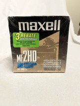 Maxell Micro Floppy Disks 10 Pack MF 2HD 1.44MB 3.5 High Density Factory Sealed - £9.29 GBP