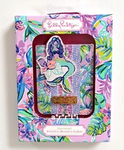 Lilly Pulitzer Tech Pocket Mermaid in the Shade iPhone Credit Card ID Holder NIB - $20.00