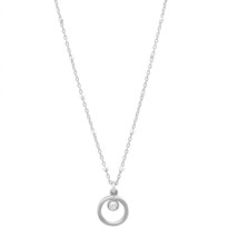 Jessica Elliot women&#39;s eternity circle necklace in Sterling/Silvershade - size - £44.49 GBP