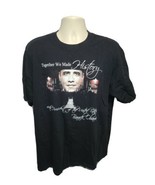 44th President Barack Obama Together We Made History Adult Black 2XL TShirt - $24.75