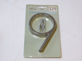 Perfect Home 843089 5 inch Satin Nickel floating house number # 9 NOS - $11.83