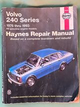Haynes Repair Manual  97020 For Models Volvo 240 Series 1976 Thru 1993 Gas - $9.85