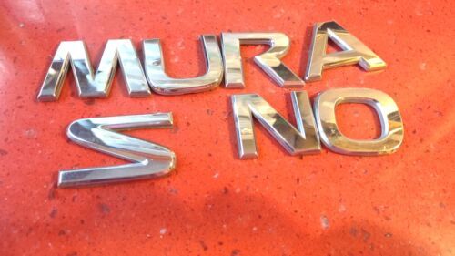 03-07 Nissan Murano S Emblem Badge Logo Letter Trunk Gate Rear Chrome OEM C82 - $12.60