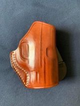 Fits Smith&Wesson M&P Shield Leather Paddle Holster Open Top #1131# RH image 6