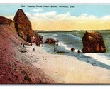 Castle Rock Beach View Santa Monica CA California UNP DB Postcard Z9 - £3.07 GBP