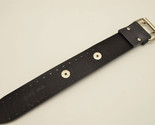 22mm Black Bikers wide Leather Watch Band strap  Buckle Punk Rock Skater... - $22.95
