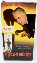 A Feast At Midnight (VHS, 1994) Family Comedy Christopher Lee Rare HTF Horror - £29.07 GBP