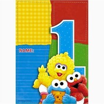 Sesame Street 1st Birthday Party Favor Treat Bags 8 Per Package NEW - £2.55 GBP