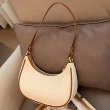 Half-Moon Shoulder Underarm Bags For Women New High-Quality PU Leather Handbag L - £22.09 GBP