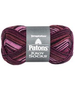 Spinrite Patons Kroy Socks Yarn Amethyst Stripes 1 Pack of 18 Skein - $153.99