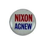 Nixon Agnew Political Campaign Button Official Nixon Button - $128.12 MXN