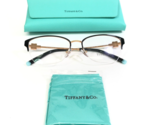 Tiffany &amp; Co. Eyeglasses Frames TF1141 6122 Black Rose Gold MOP 54-16-140 - £116.09 GBP