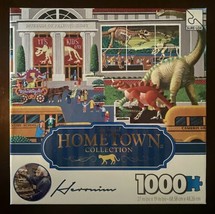 Hometown Collection Sure-Lox Kids Day At The Museum 1000 Piece Puzzle Dinosaurs - £8.20 GBP